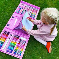 Детский художественный набор для рисования (208 предметов), Чемодан для рисования, AVI