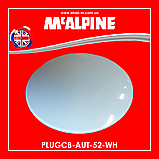 Зливний корок клік-клак для ванни або душового піддона білий PLUGCB-AUT-52-WH McAlpine, фото 6