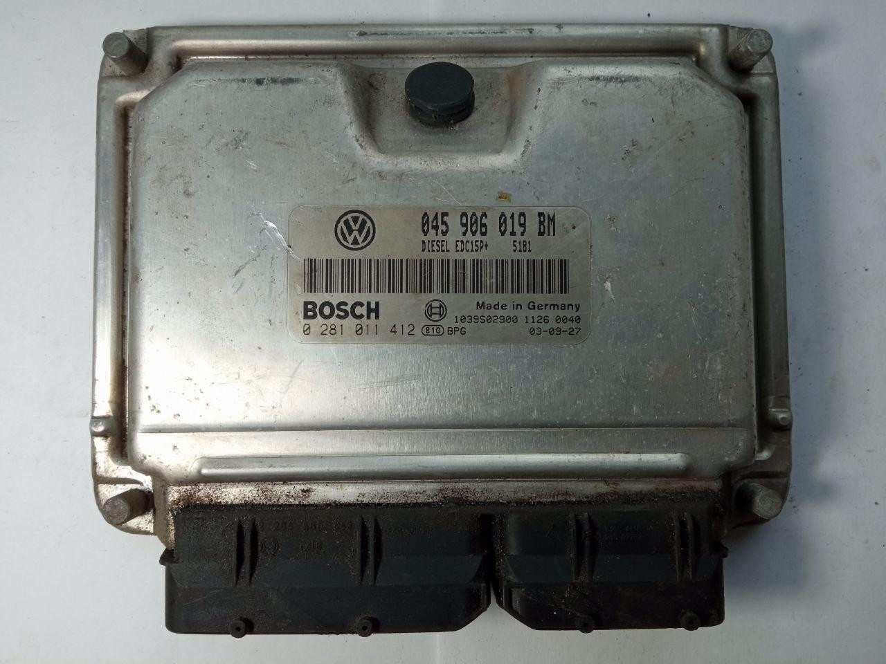 Електронний блок керування Volkswagen Bosch 0 281 011 412 / 045 906 019 BM