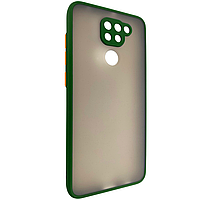Чохол Matte Armor Xiaomi Redmi Note 9 / Redmi 10X 4g Pine Green - Orange
