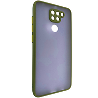 Чохол Matte Armor Xiaomi Redmi Note 9 / Redmi 10X 4g Khaki - Yellow