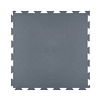 Модульное покрытие для пола ПВХ плитка Премиум Пиксель гладкая 1 м.кв. (387х387х5 мм -7 шт.) Цвет Графит