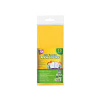 Обложки для тетрадей Cool For School 10 шт в упаковке, желтый (CF69124-05)