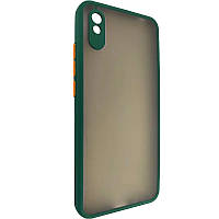 Чохол Matte Armor Xiaomi Redmi 9A / 9i / 9AT Pine Green - Orange