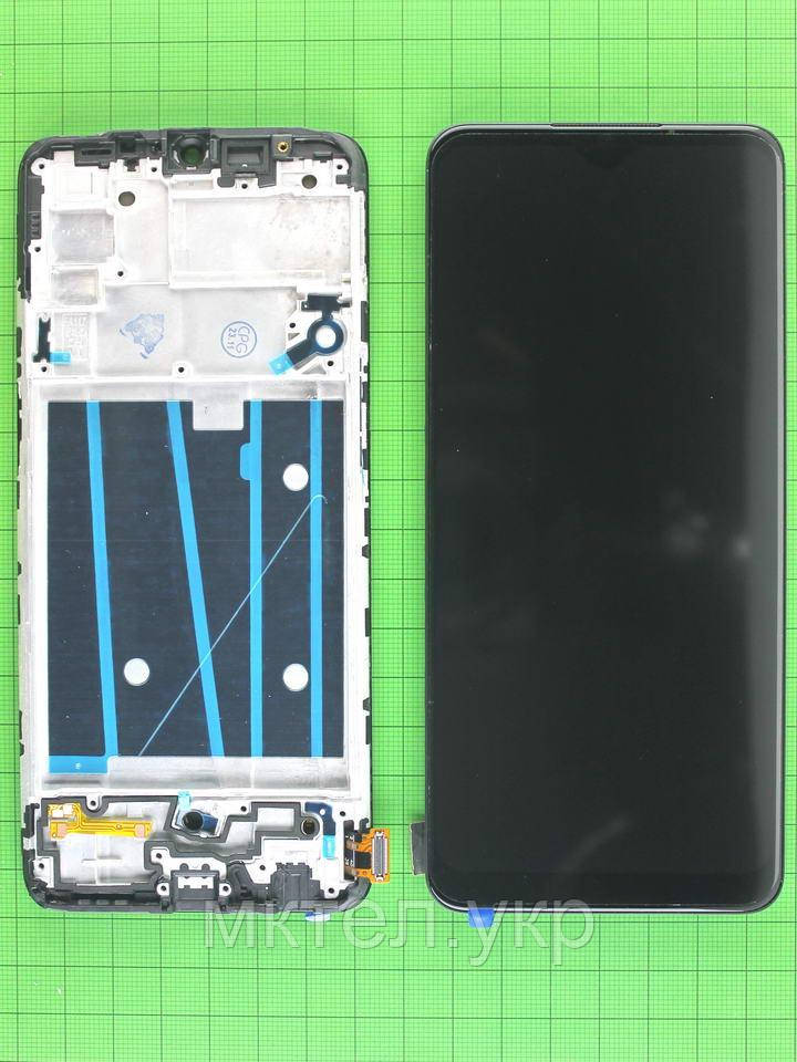 Дисплей OPPO Reno 3 4G з сенсором, корпусом, чорний Original PRC