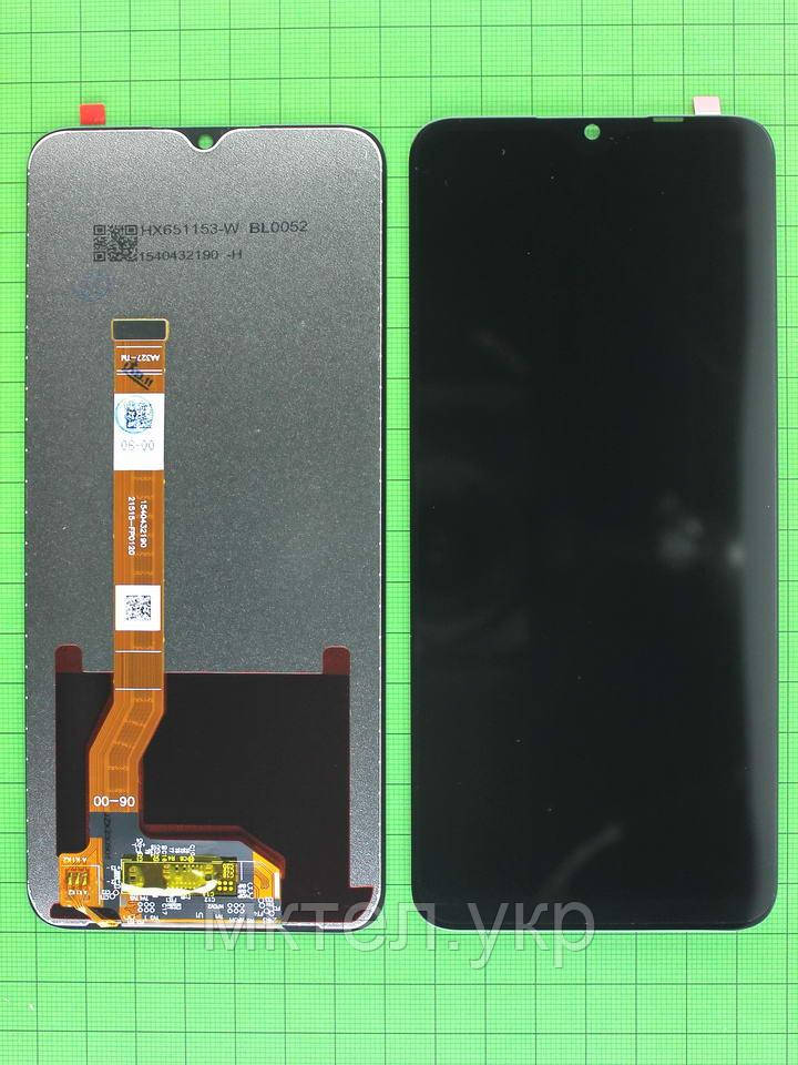 Дисплей Realme C35 з сенсором, чорний Original