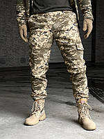 Военные мужские зимние тактические штаны на флисе, мужские теплые военные брюки пиксель для ВСУ