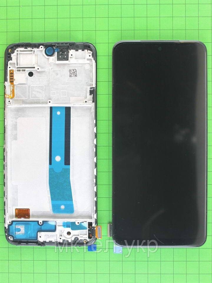 Дисплей Xiaomi Redmi Note 11 4G з сенсором, корпусом, чорний Original PRC