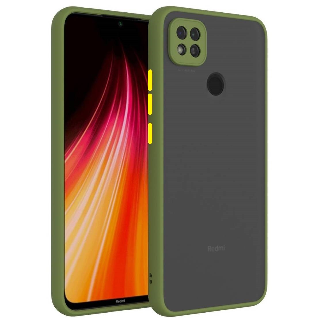 Чохол Matte Armor Xiaomi Redmi 9C Khaki - Yellow