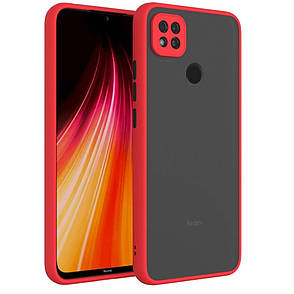Чохол Matte Armor Xiaomi Redmi 9C Red - Black, фото 1