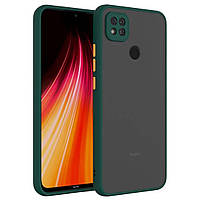 Чохол Matte Armor Xiaomi Redmi 9C Pine Green - Orange