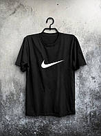 Мужская черная футболка Nike
