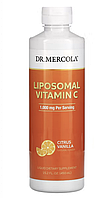 Dr. Mercola, жидкий липосомальный витамин С, цитрусовая ваниль, 1000 мг, 15,2 жидких унций (450 мл)
