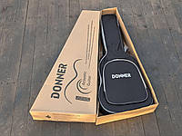 Акустична гітара Donner для початківців,

, 36 дюймів, Dreadnought, розмір 3/4, чорний комплект гітари