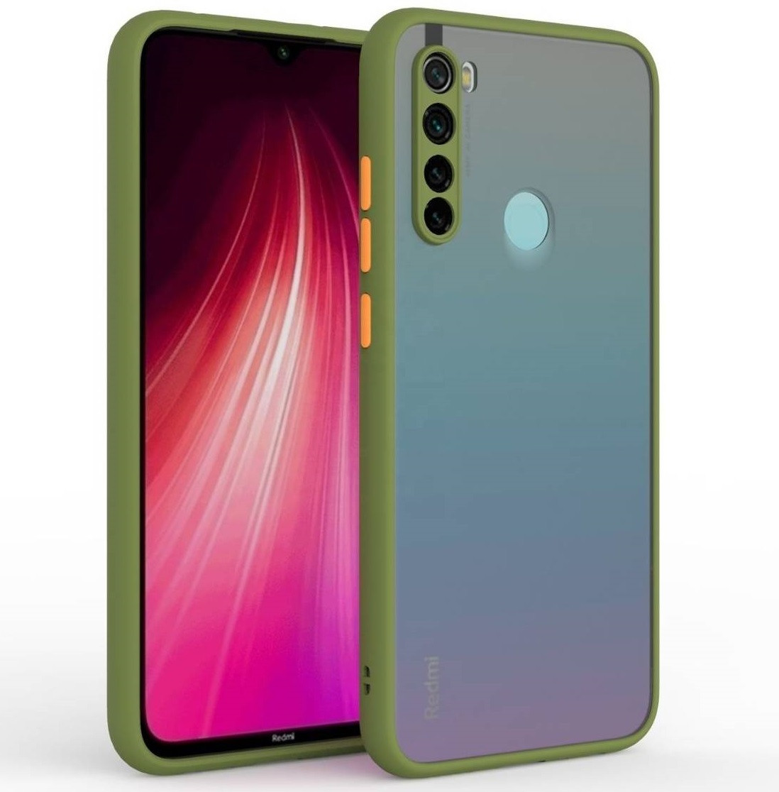Чохол Matte Armor Xiaomi Redmi Note 8T Khaki - Yellow