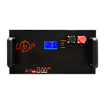 Акумулятор LP LiFePO4 51,2V - 160 Ah (8192Wh) (BMS 200A/100А) LCD метал RM Smart RS485/CAN, фото 2