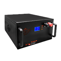 Акумулятор LP LiFePO4 51,2V - 160 Ah (8192Wh) (BMS 200A/100А) LCD метал RM Smart RS485/CAN, фото 3
