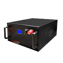 Акумулятор LP LiFePO4 51,2V - 160 Ah (8192Wh) (BMS 200A/100А) LCD метал RM Smart RS485/CAN, фото 4