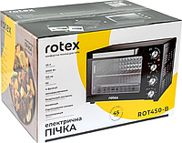 Електрична духова піч Rotex ROT450-B з конвекцією електропіч потужна духовка настільна електродуховка