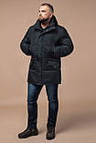 Трендова чоловіча зимова куртка чорна модель 27055, фото 3