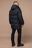 Трендова чоловіча зимова куртка чорна модель 27055, фото 4