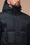 Трендова чоловіча зимова куртка чорна модель 27055, фото 5