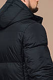 Трендова чоловіча зимова куртка чорна модель 27055, фото 6