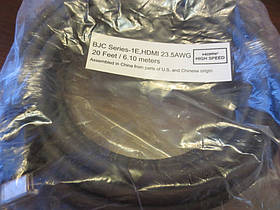 Кабель HDMI BJC Series 1E 23.5AWG 6,1м