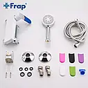 Змішувач для ванни Frap F3234, білий/хром, фото 8