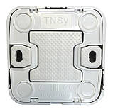 Вимикач позашл. устан. 2-кл. білий IP20 TNSy Lemur TNSy, фото 2