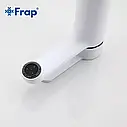 Змішувач для умивальника Frap F1041, білий/хром, фото 5