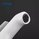 Змішувач для умивальника Frap F1031, білий/хром, фото 6