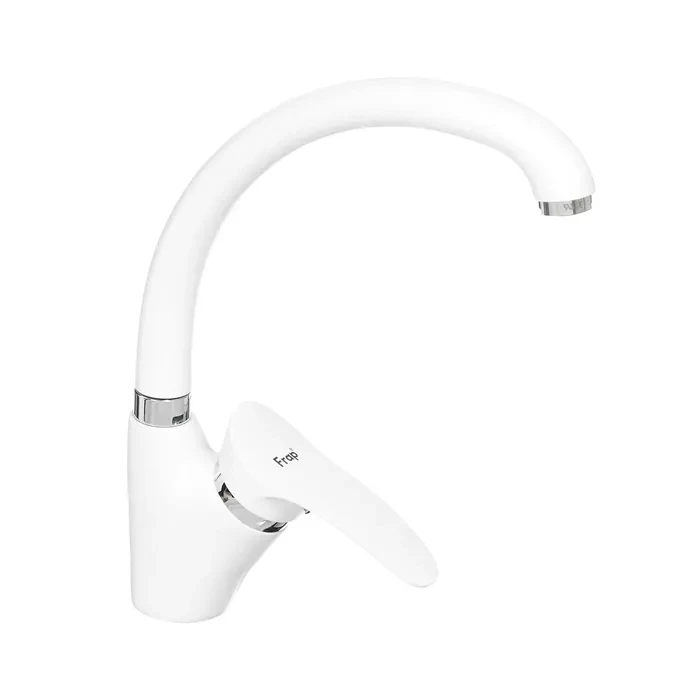 Змішувач для кухні Frap F4101-12, білий, фото 1