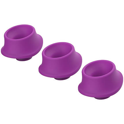 Комплект змінних насадок Womanizer L - фіолетовий (3шт), фото 2