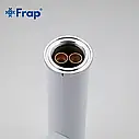 Змішувач для умивальника Frap F1052-14 високий, білий/хром, фото 7