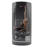 Масажний ролик (роллер) гладкий PowerPlay 4021 Fitness Roller Чорно-червоний (45x15см.), фото 10