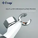 Змішувач для душу з гігієнічною лійкою Frap F2058, білий/хром, фото 8