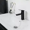 Змішувач для умивальника Frap F10802-6, чорний, фото 2