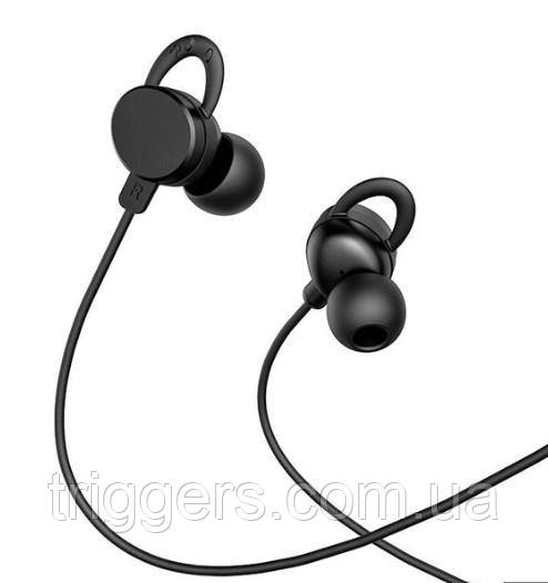 Наушники HOCO M103 Rhyme universal earphones with microphone Black