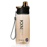 Пляшка для води CASNO 580 мл KXN-1179 Помаранчева (Brown) "Wr"