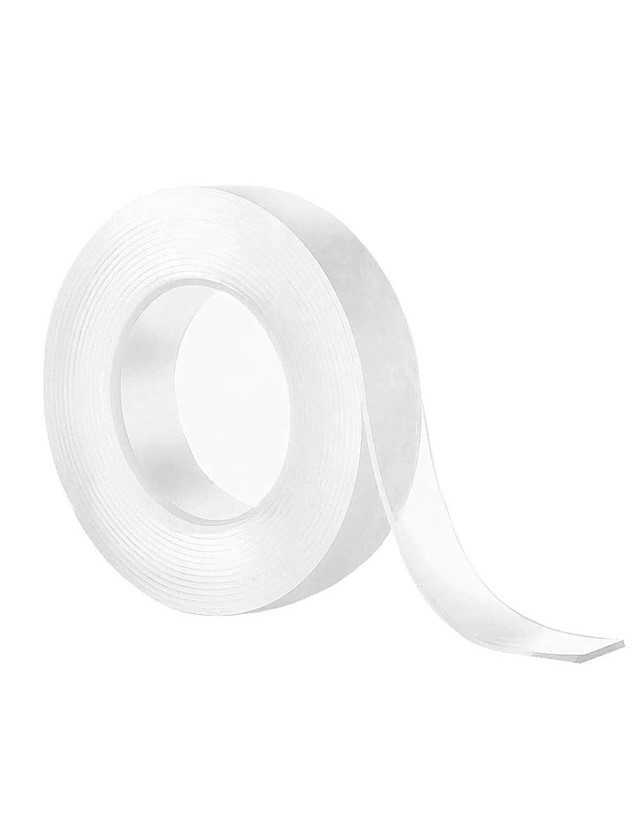 Багаторазова клейка кріпильна стрічка Ivy Grip Tape двостороння прозора 3м (65003-E)