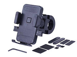 Тримач телефона HFCM-03 TATA (кріплення на кермо), пластик, чорний