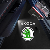 Лед подсветка логотипа для дверей Skoda (Шкода) SuperB (09-15)