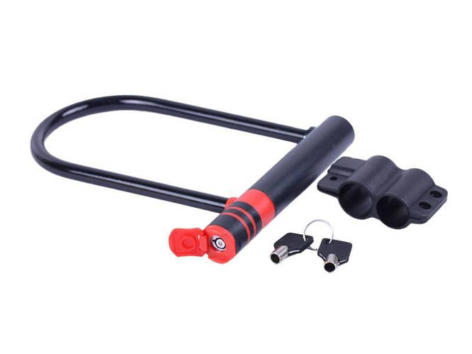 Замок противоугонный U-образный диаметр 10мм ZX5103 (ID#2082384106 ...