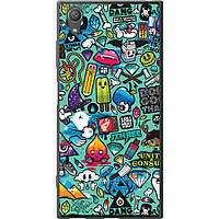 Чехол силиконовый на телефон Sony Xperia XA1 Plus G3412 Стикер бомбинг 1 "693u-1129-58250"