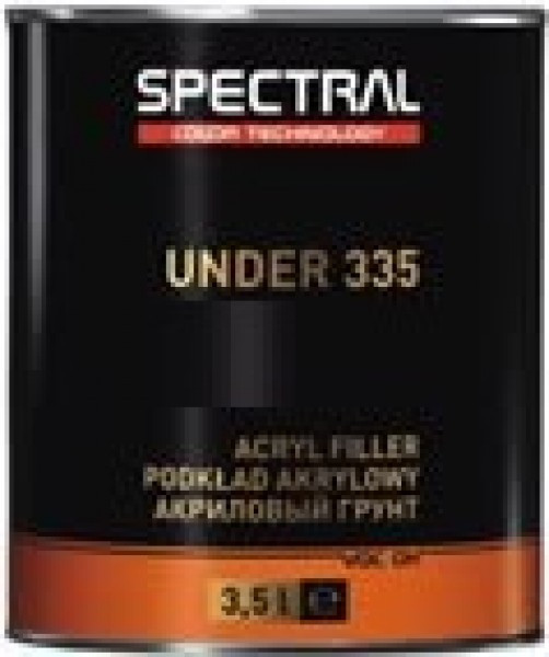 Акриловый грунт для авто Spectral Under 335 5:1 3.5л + отв. H6525 700мл черный (Спектрал Андер 335) - фото 1 - id-p377006310