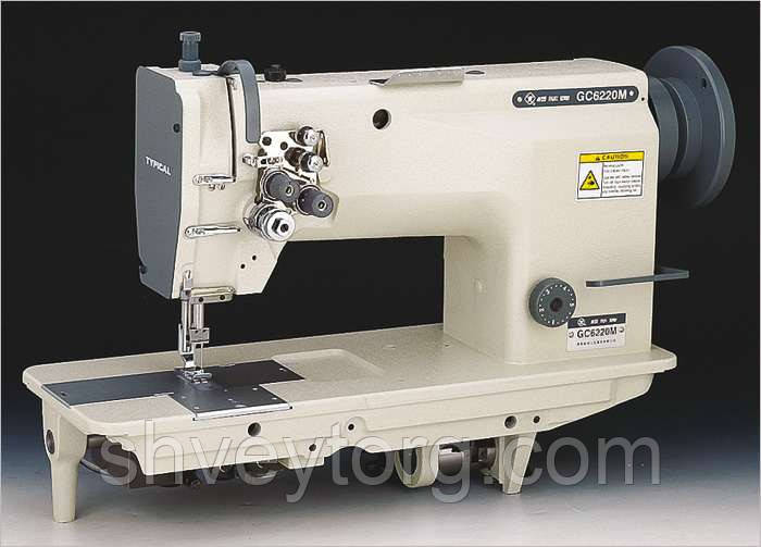 Двухигольная машина з подвійним транспортом Typical GC6220M