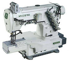 Трехигольная пятиниточная швейна машина з циліндричною платформою ZOJE ZJC2500-156M