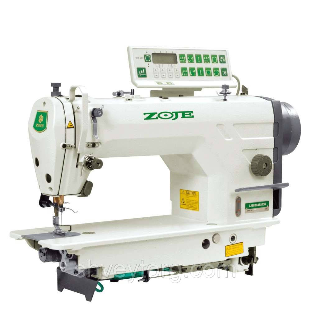 Одноигольная автоматическая швейная машина челночного стежка ZOJE ZJ 9800-A-D3B/PF - фото 1 - id-p377005842