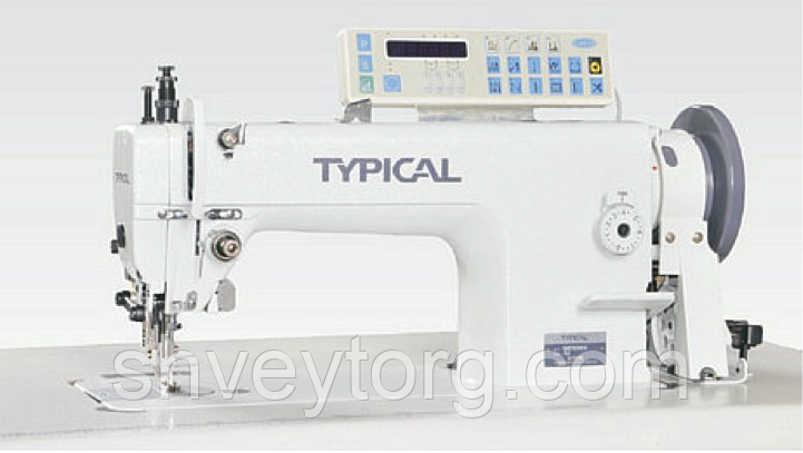 Д вухигольная швейна машина з потрійним транспортом Typical GC20676